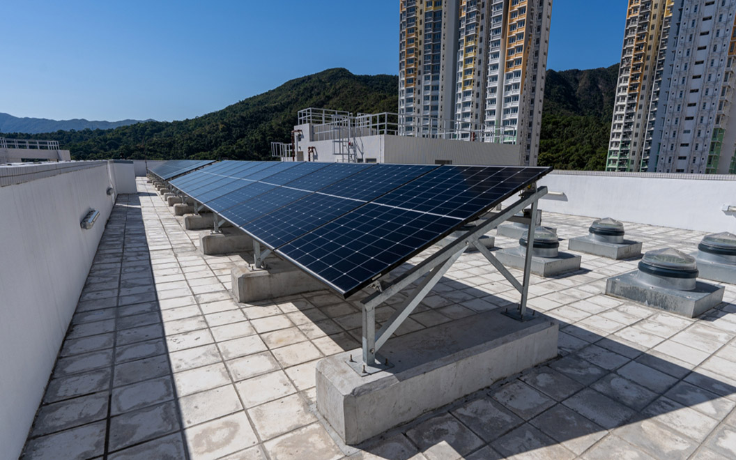 Sustainable and energy-efficient features as well as renewable energy technologies contribute to energy and water reduction. These include rainwater recycling system, solar pipes along common corridor of the central atrium, photovoltaic panels, LED lighting and lift regenerative system.