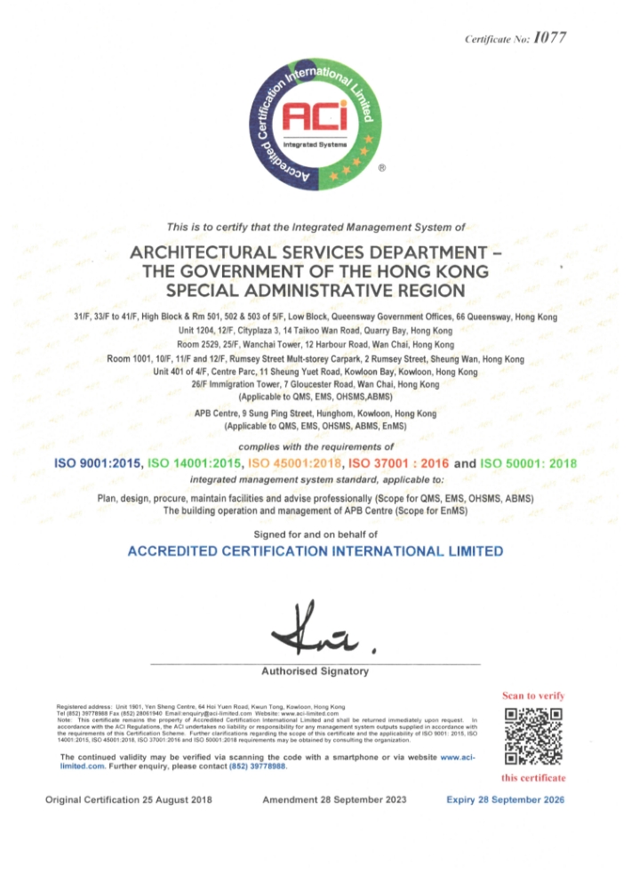 Integrated Management System (IMS) Accredited Certification