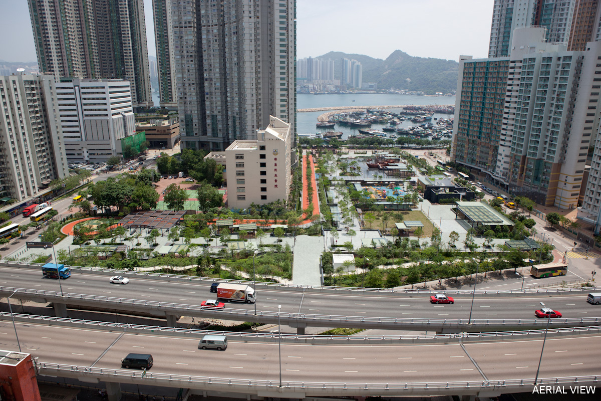 Aldrich Bay Park at Sai Wan Ho, Hong Kong