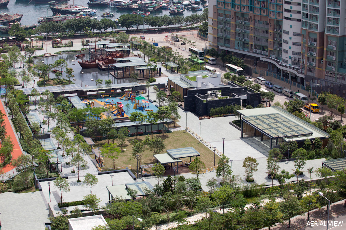 Aldrich Bay Park at Sai Wan Ho, Hong Kong